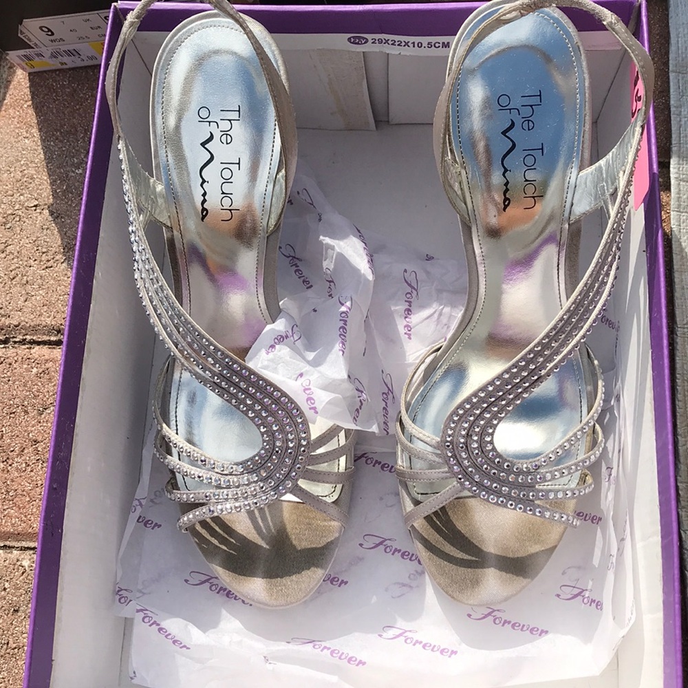 Silver heels